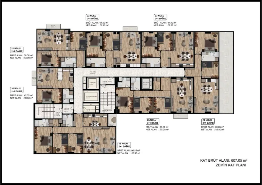 ALMOND GARDEN: floor plan 1