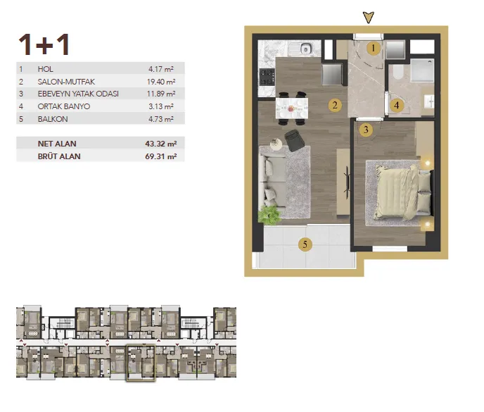 BAB ISTANBUL: floor plan 1