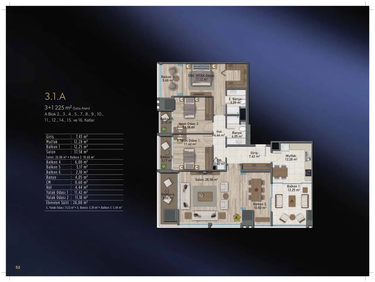EXCELLENCE KOŞUYOLU: floor plan 1