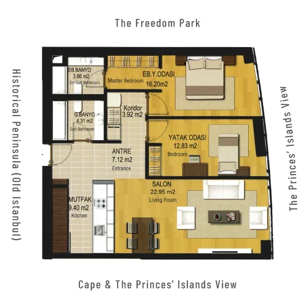 FOUR WINDS RESIDENCE: floor plan 1
