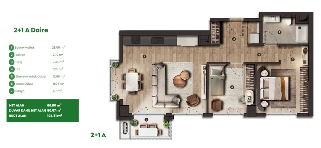 LIMONLU BAHÇE KONAKLARI: floor plan 1
