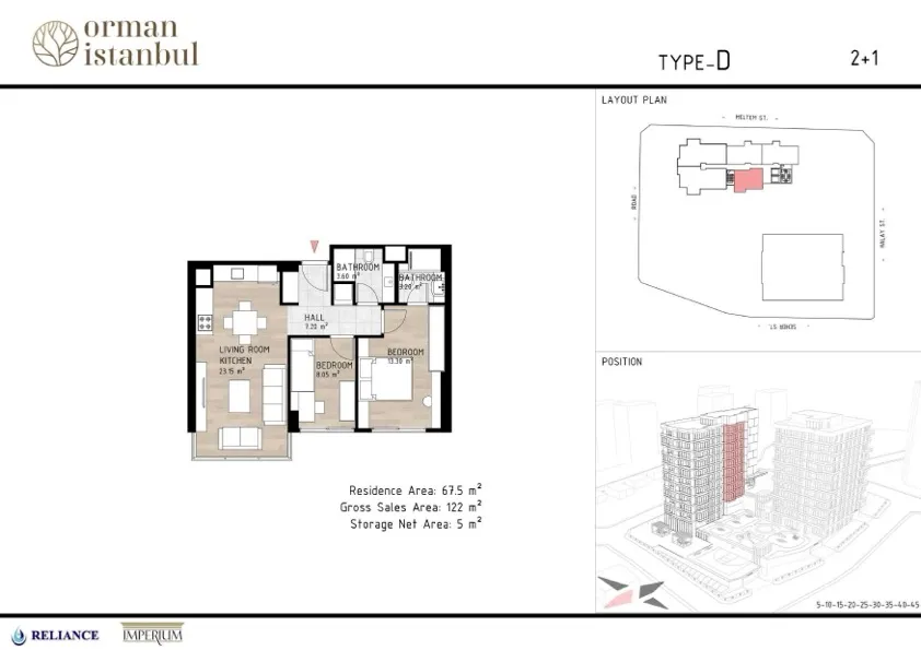 ORMAN iSTANBUL: floor plan 1