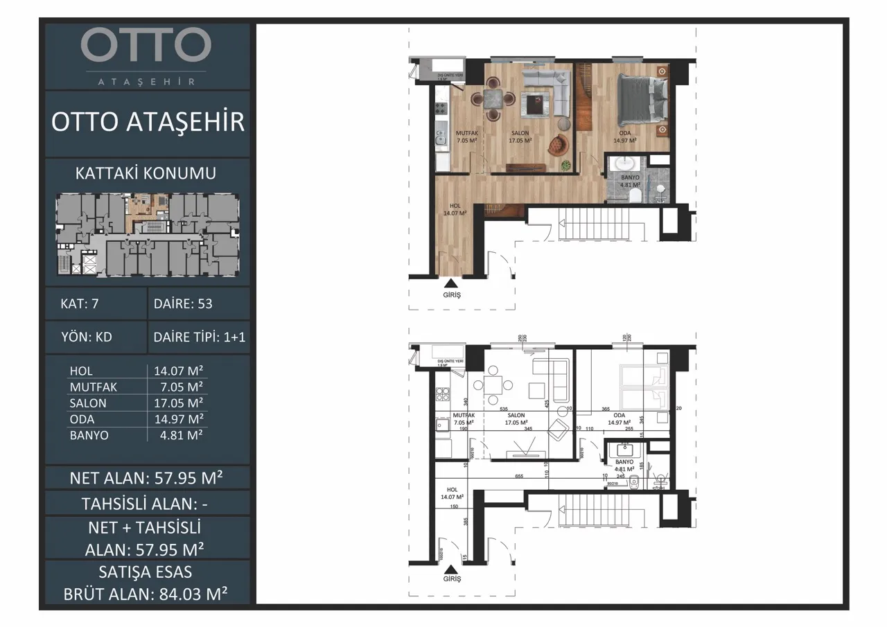 OTTO ATAŞEHİR: floor plan 1
