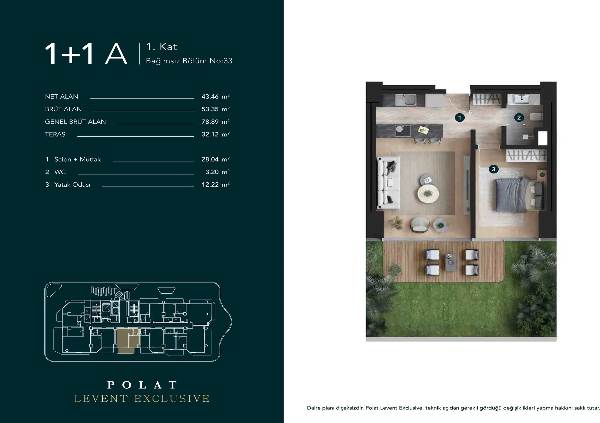 POLAT LEVENT EXCLUSIVE: floor plan 1