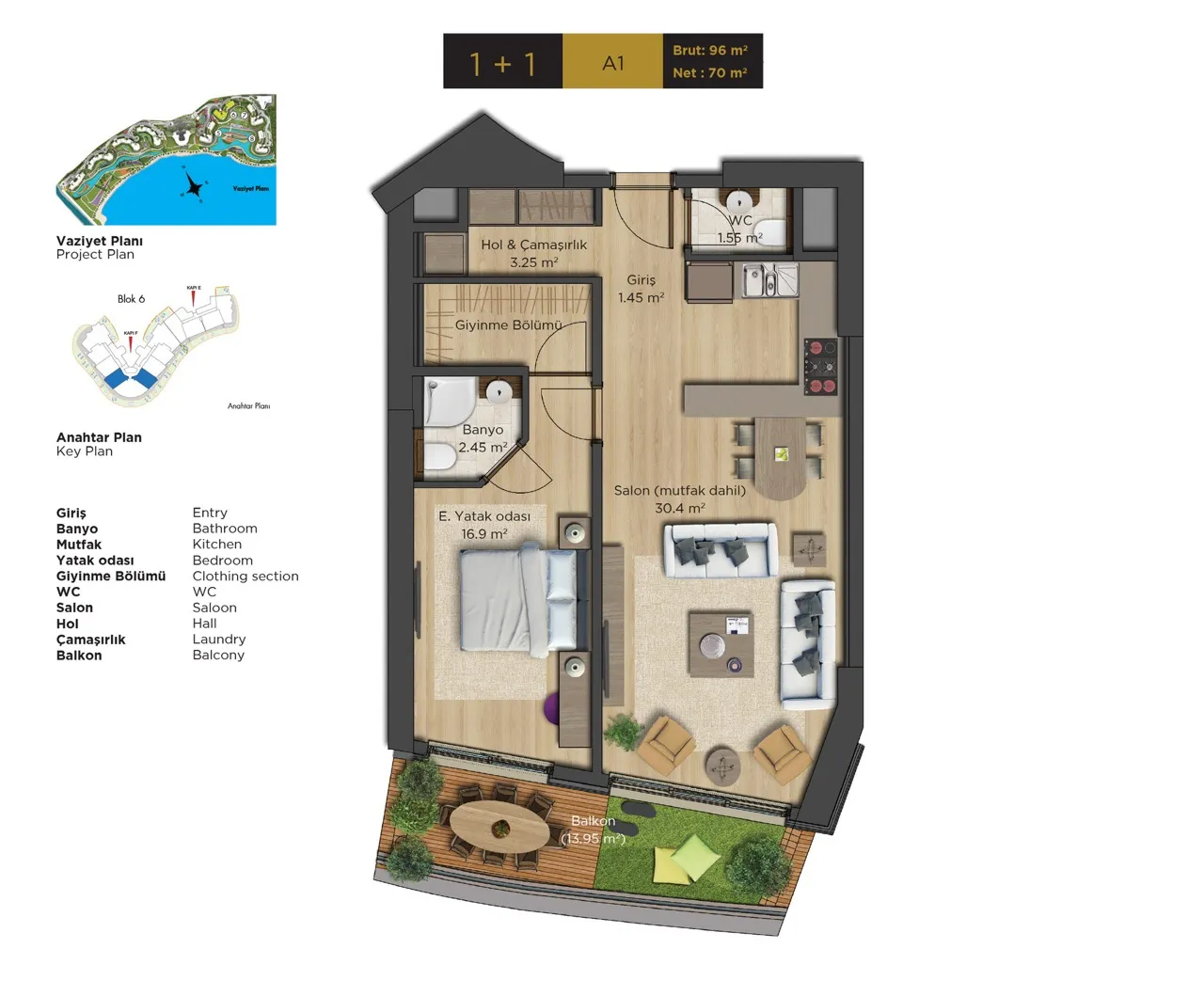 SEA PEARL: floor plan 1
