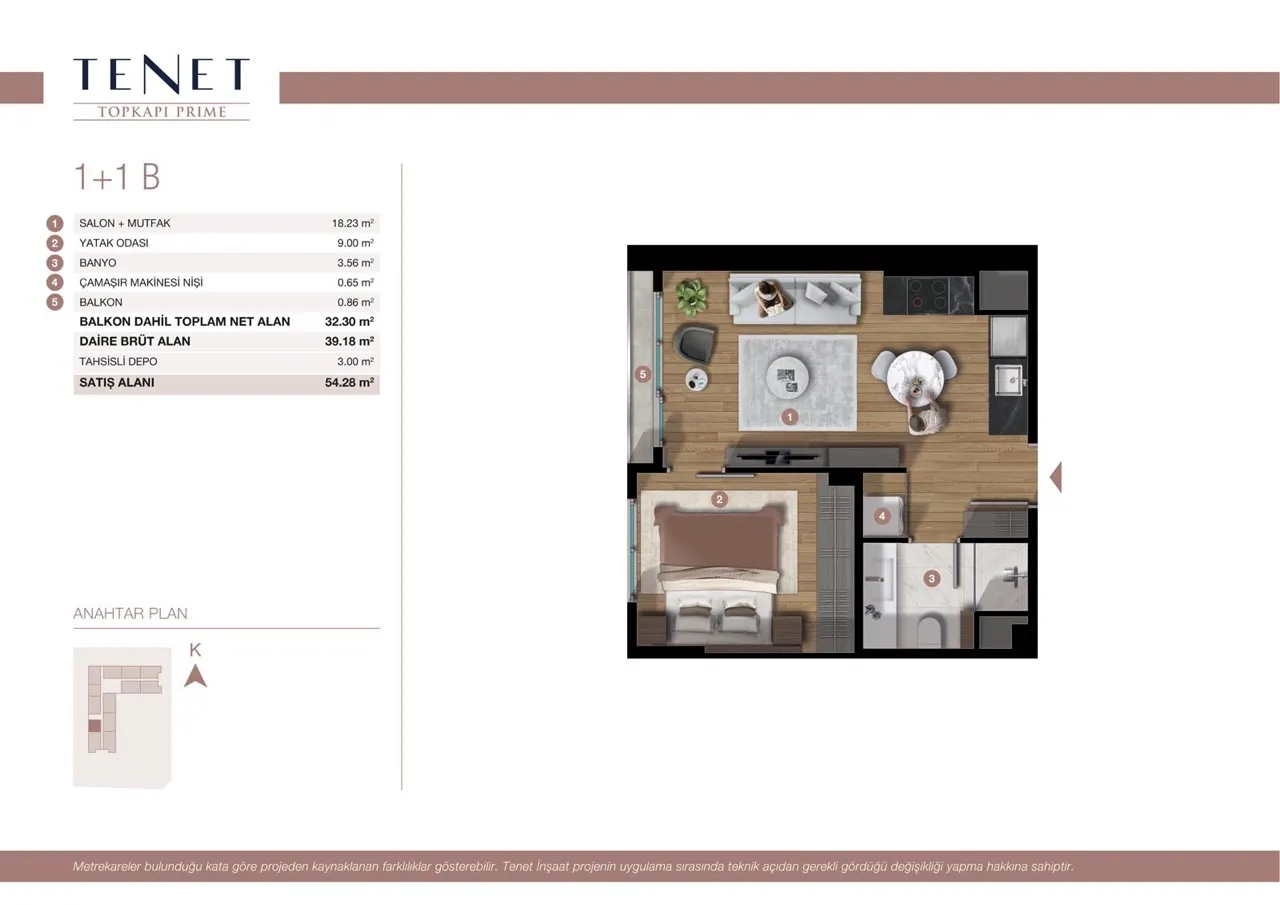 TENET TOPKAPI PRIME: floor plan 1